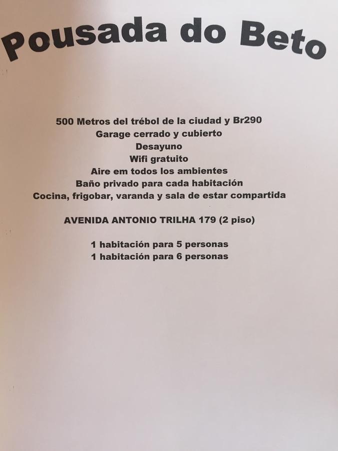 Pousada Do Beto São Gabriel Zewnętrze zdjęcie